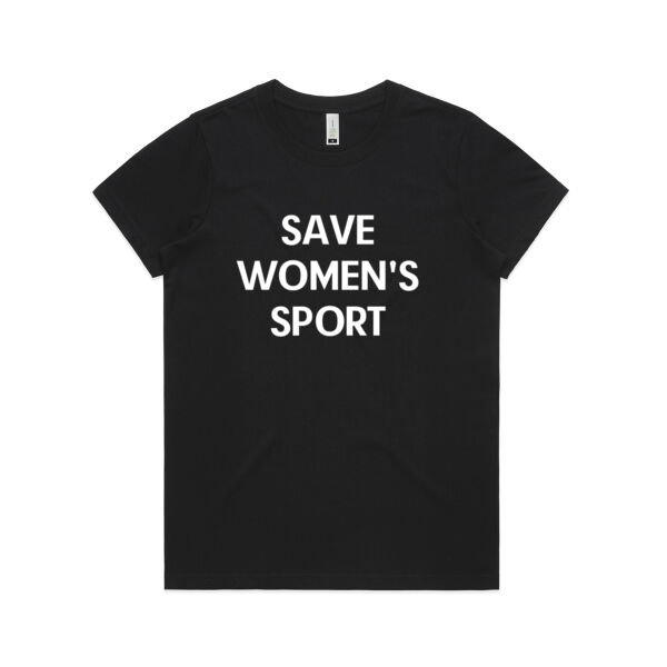 SWS Front/Keeping it fair back - AS Colour Womens Maple Organic Tee Thumbnail