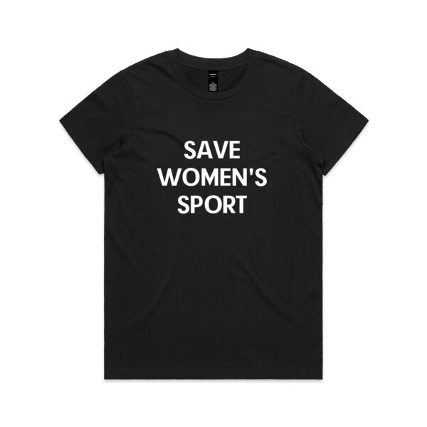 SWS Front/Keeping it fair back - AS Colour Womens Maple Tee Thumbnail